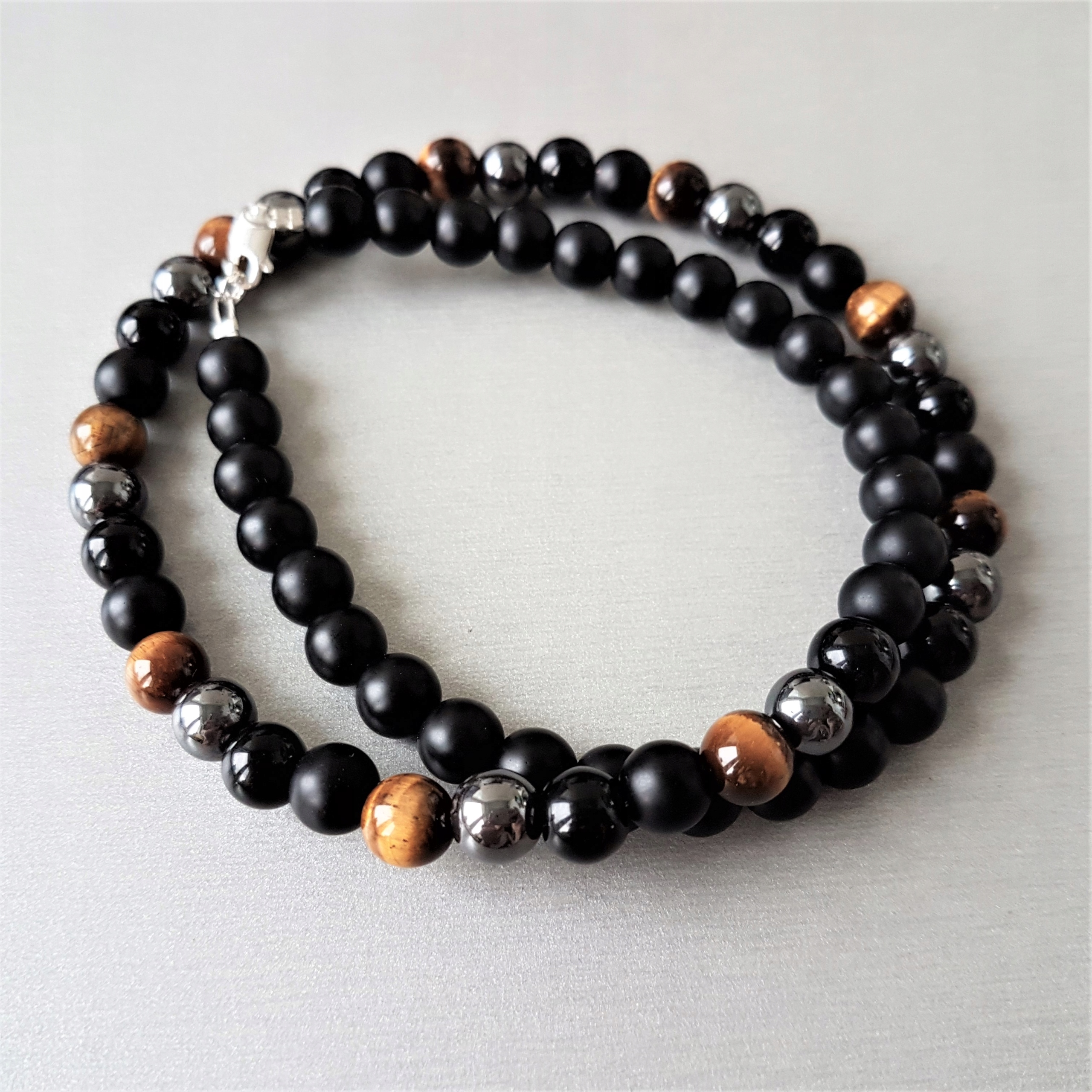 Men's Onyx Men's Hematit Tiger. Oko 51 cm