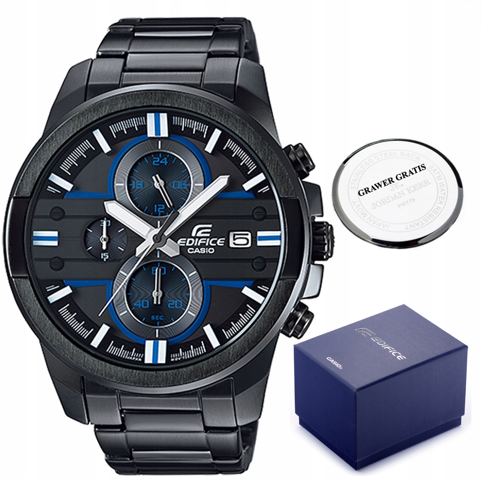 Pánské hodinky - Casio Edifice EFR-543BK-1A2 Pánske hodinky