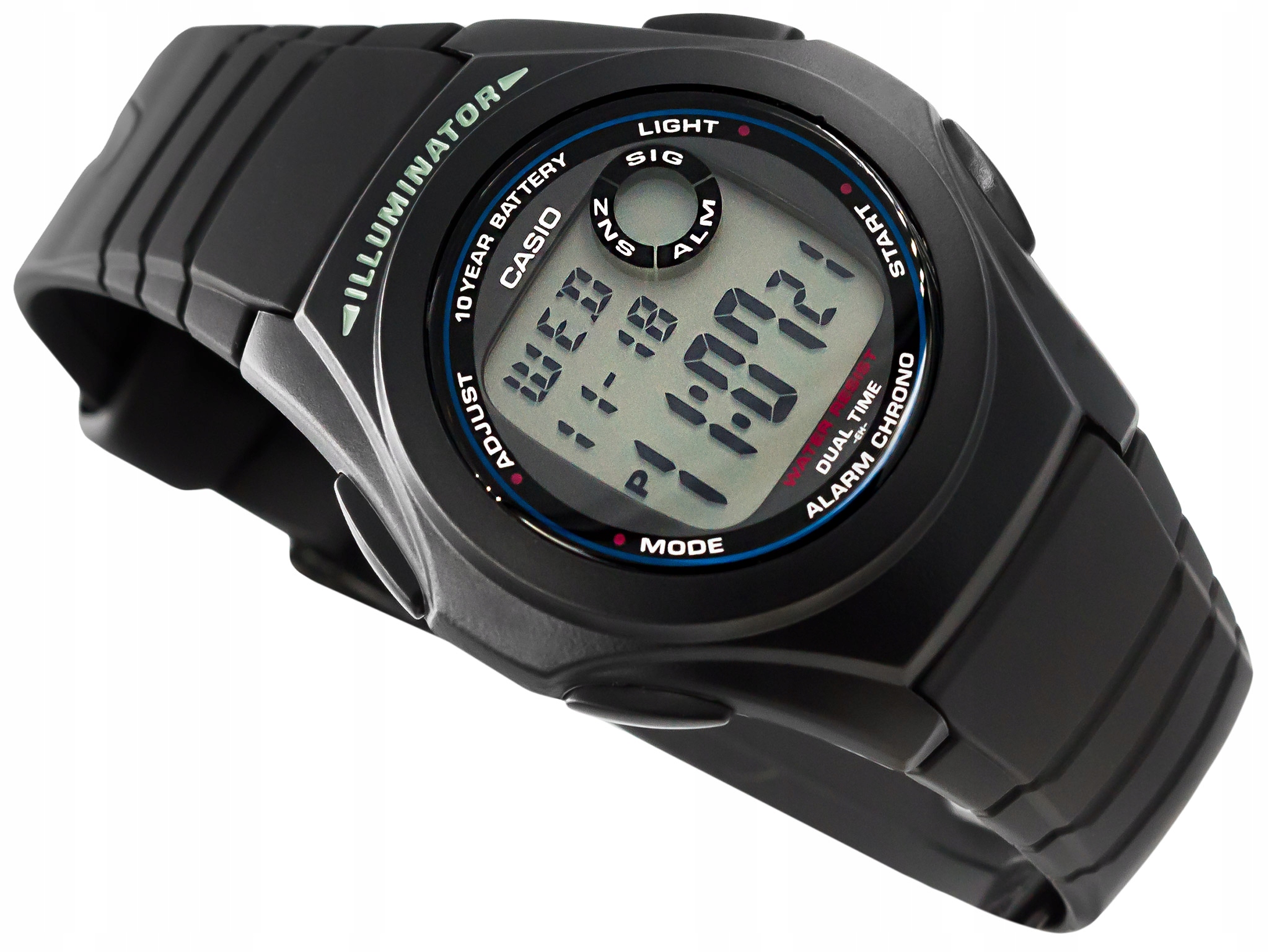 Pánské hodinky - Casio F-200W 1A mládežnícky digitálny športový mužské hodinky