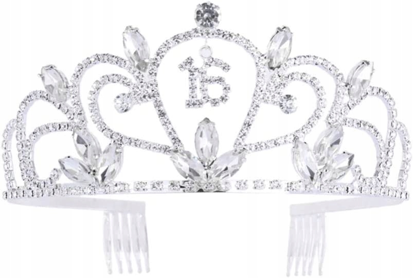 Milisten Crystal Tiara na 16. narodeniny kryštálu