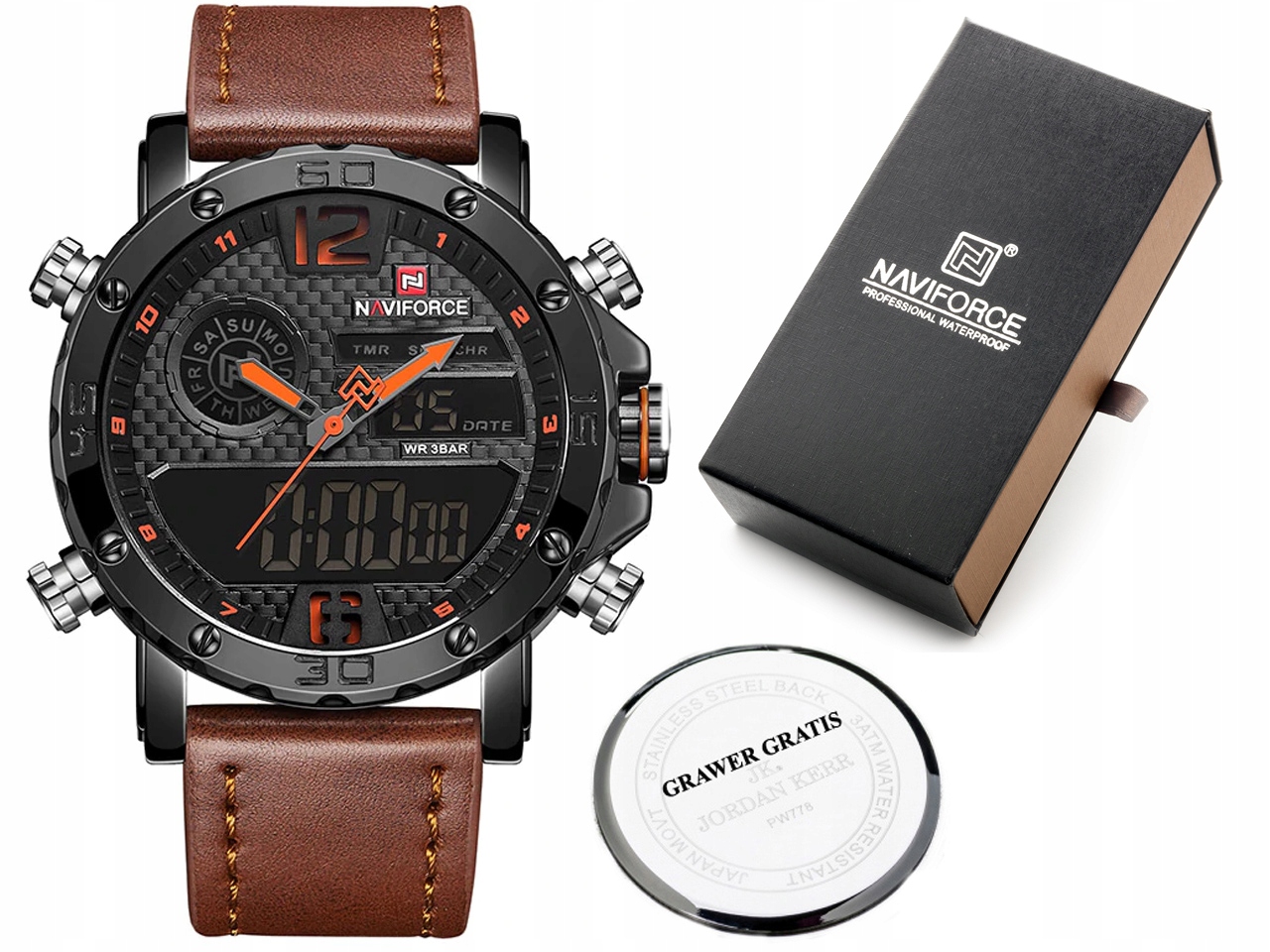 Pánské hodinky - Módne pánske hodinky Naviforce Milan +Case