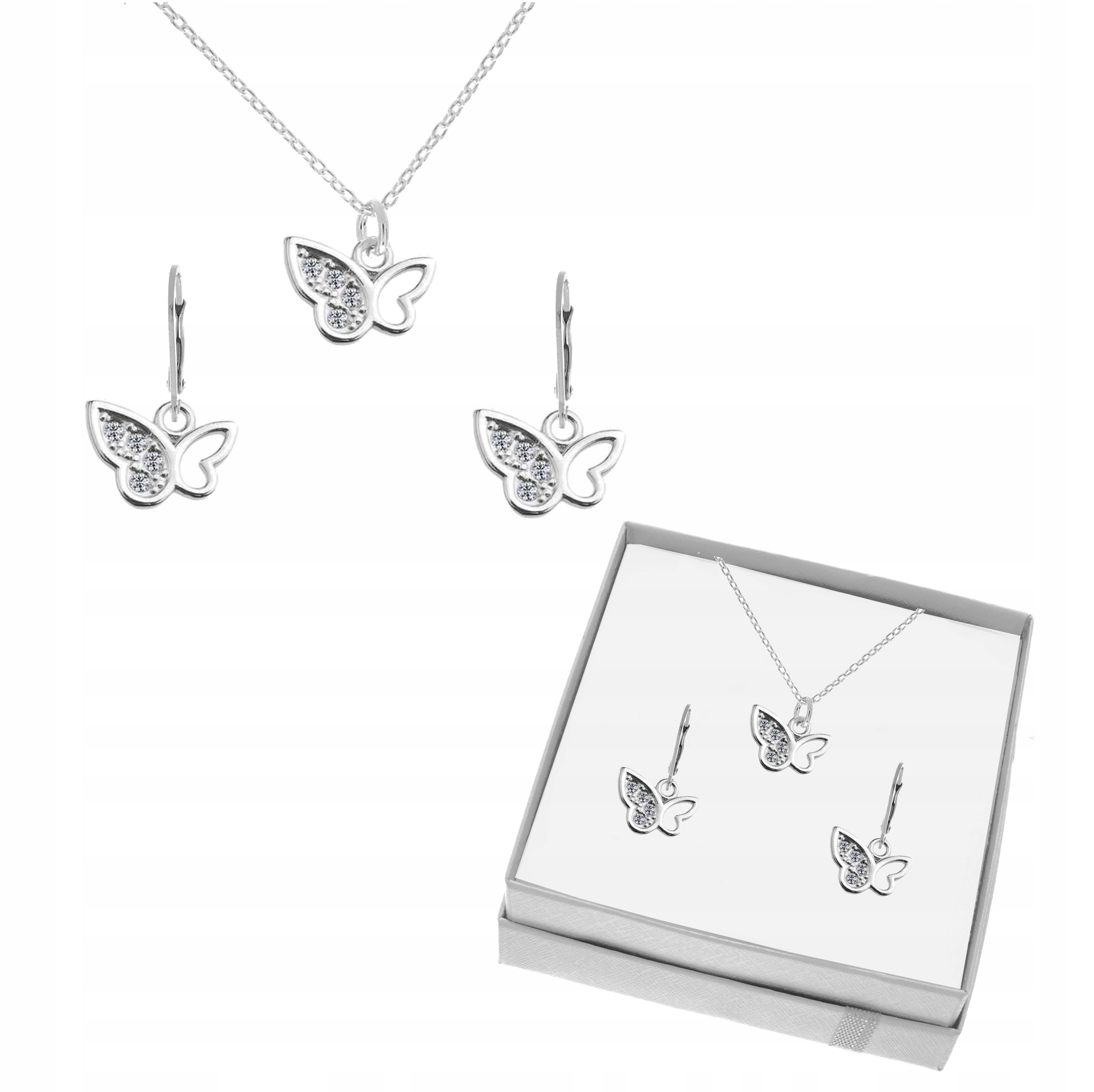 SADA MOTÝĽOV KR SWAROVSKI SILVER 925