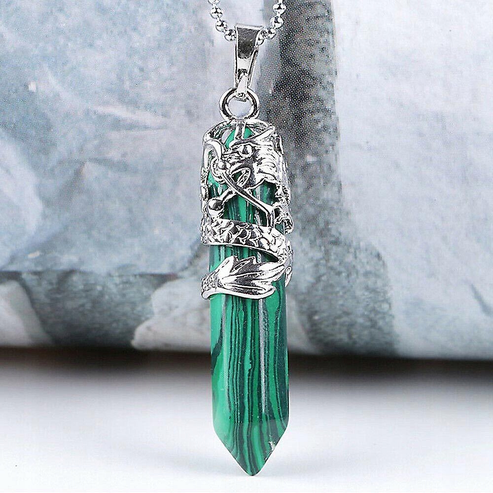 Malachit-School Natural Crystal Quartz C
