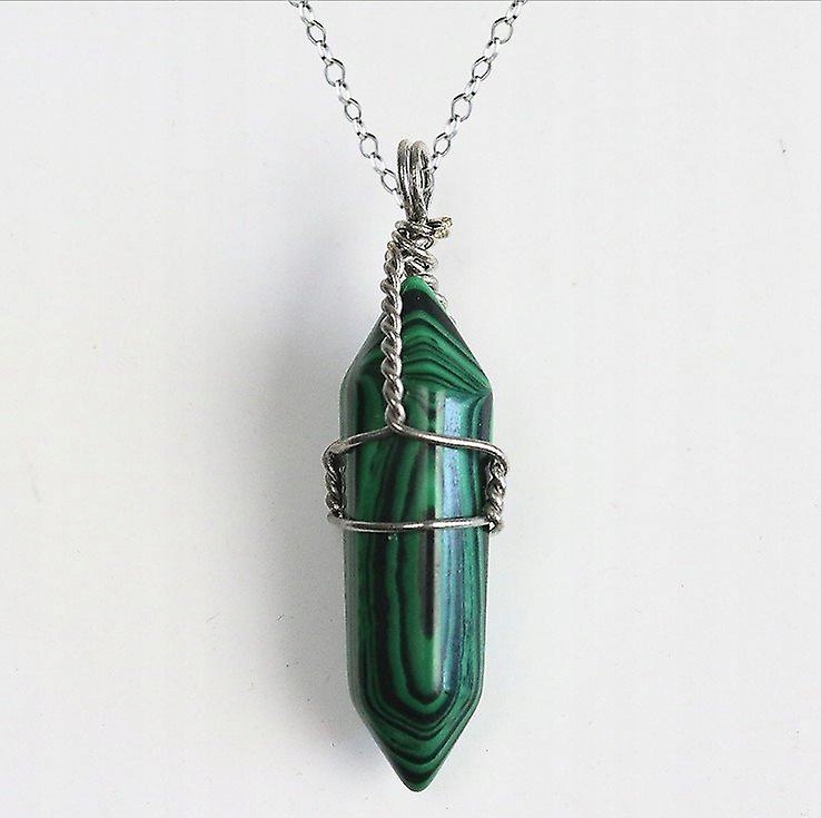 Malachit Green-Natural Rose Quartz, Amethys