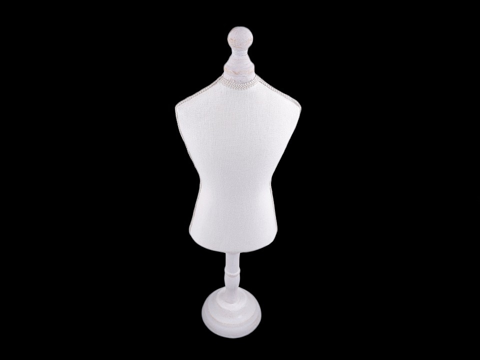 Dekoračná krajčírska figurína, menšia 47 cm