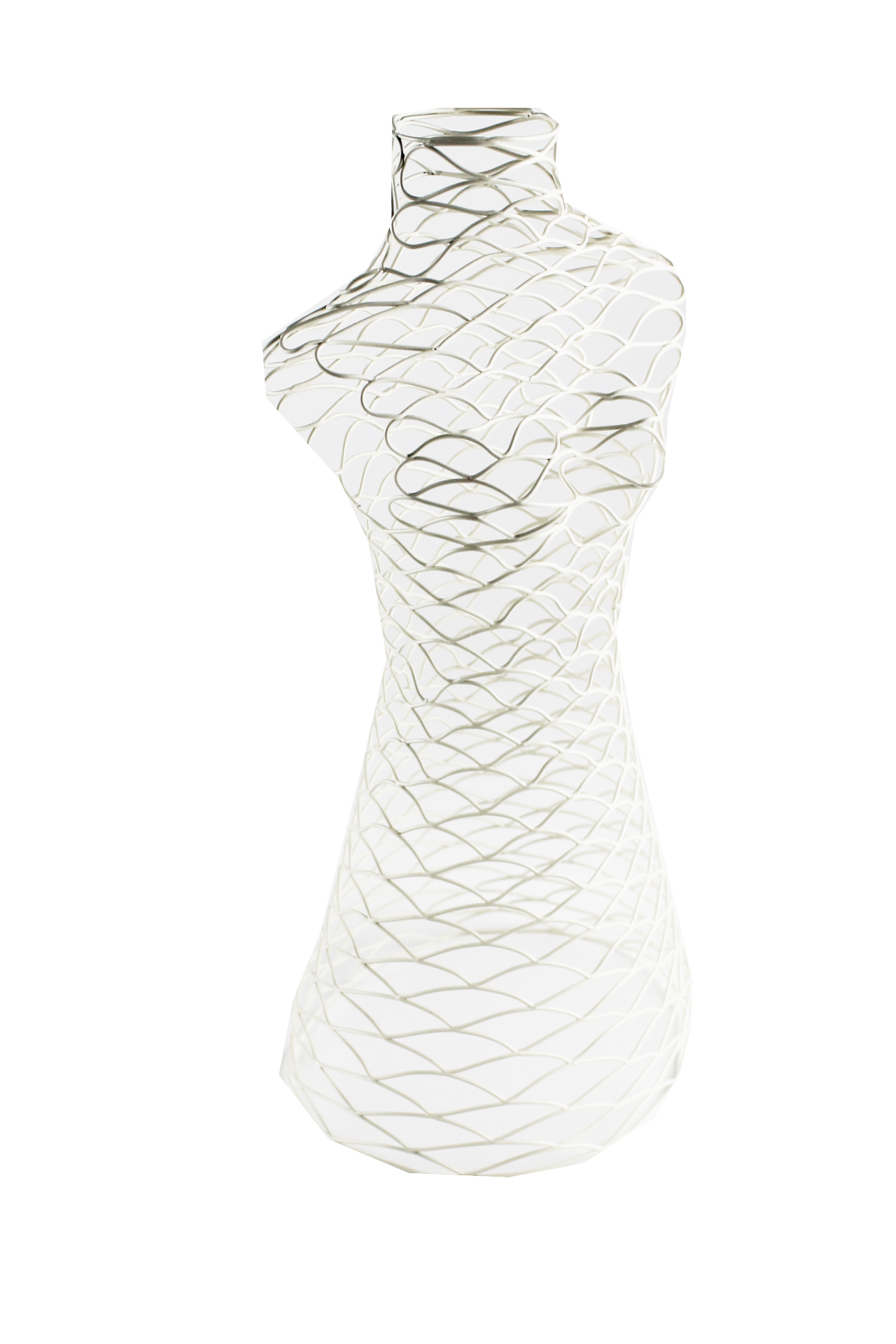 Ženský displej figuríny trup 39 cm - kov, PN1W