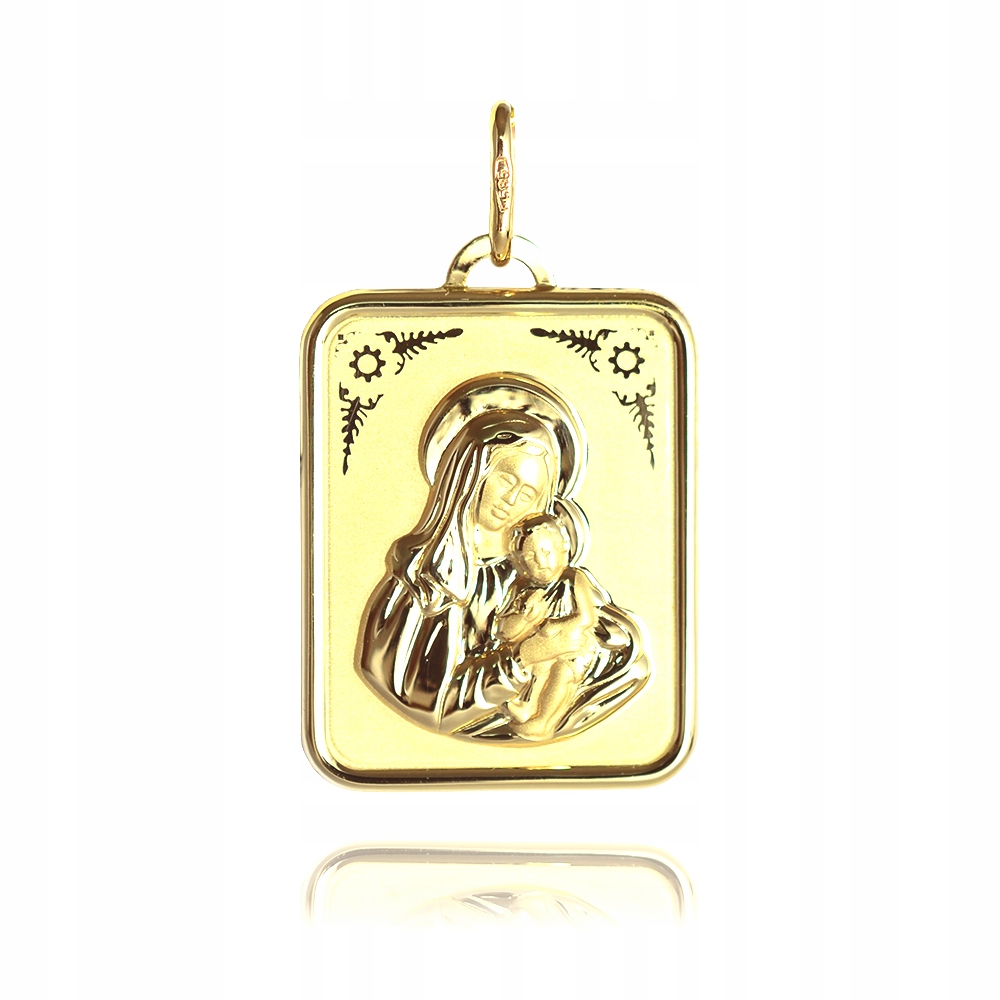 Maryho medaila s dieťaťom zlatom 585
