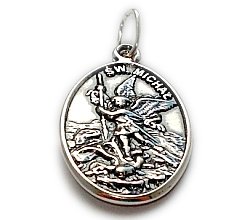 Medalik Michael Archanjel / Guardian Angel Silver 925