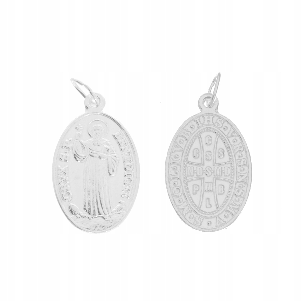 Strieborná medaila - Svätý Benedikt Silver 925