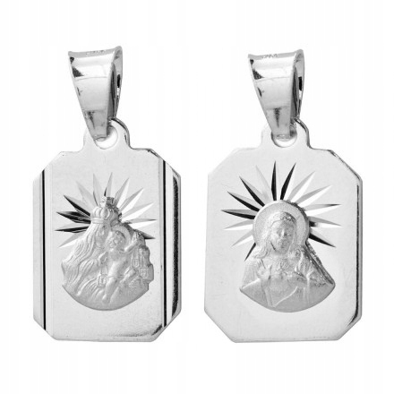Scapular Medal, Panna Mária Scapular Silver