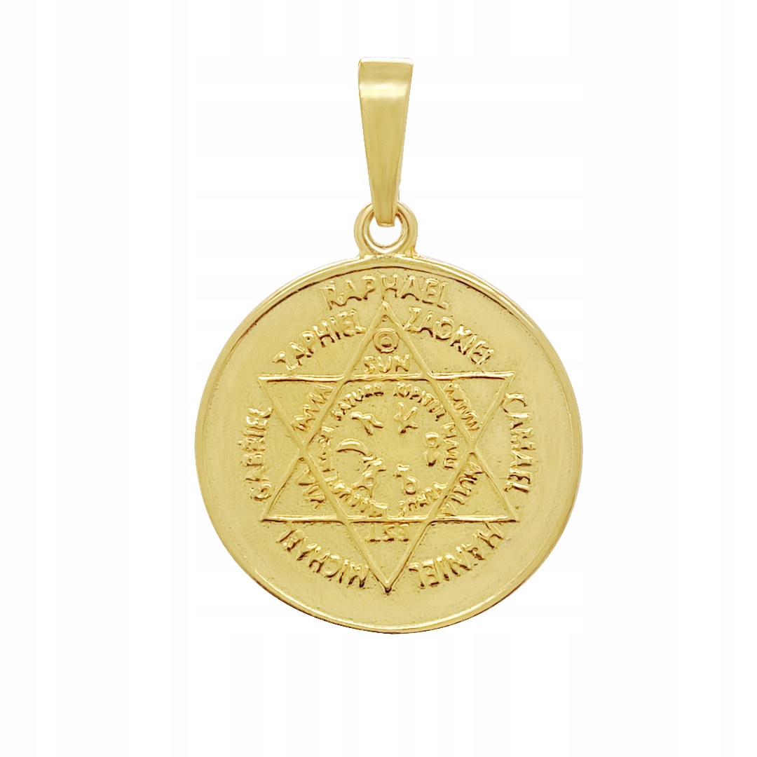 Zlatá medaila 925 Talisman zo siedmich archanjelov