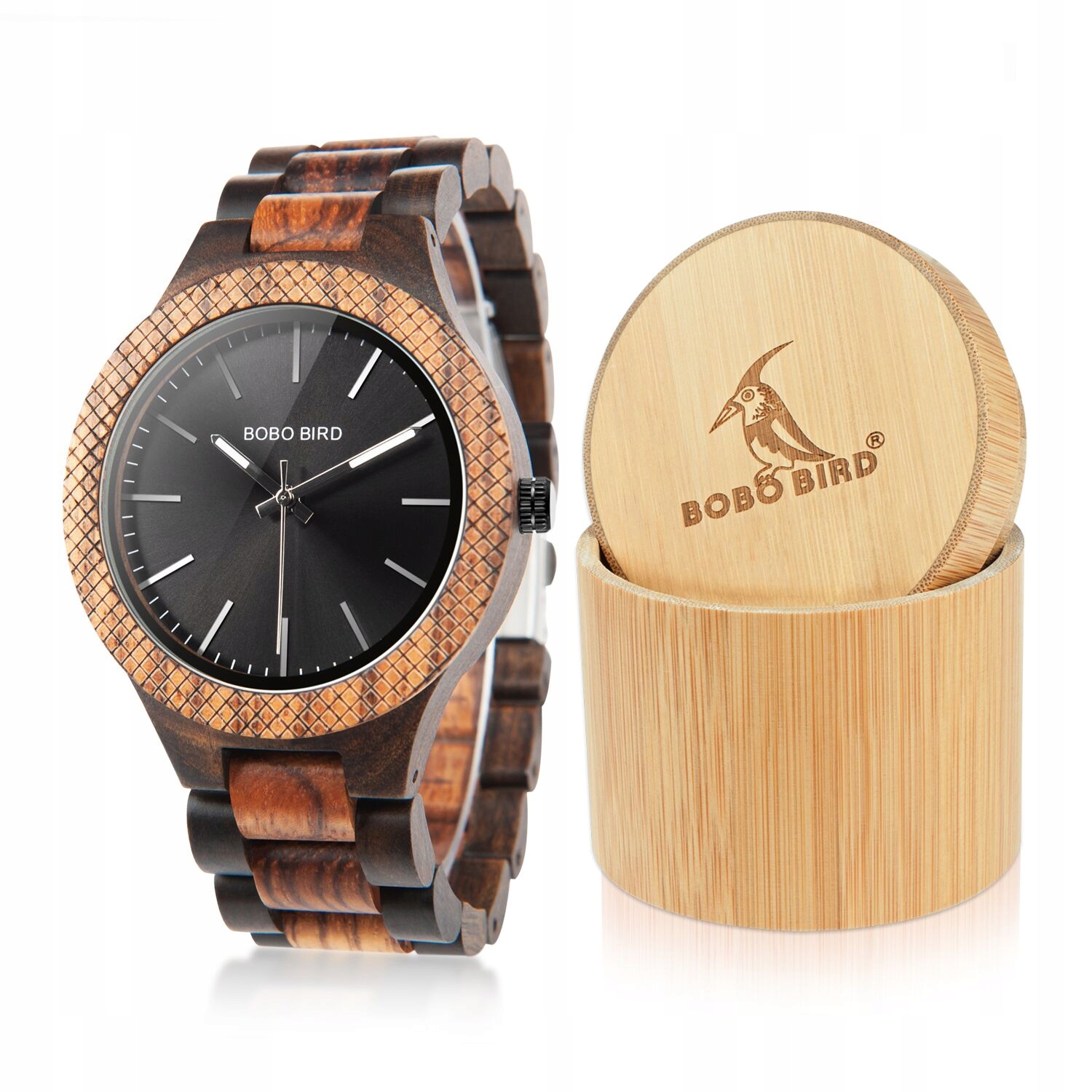 Pánské hodinky - Pánske klasické Bobo Bird D30-1 Drevené hodinky