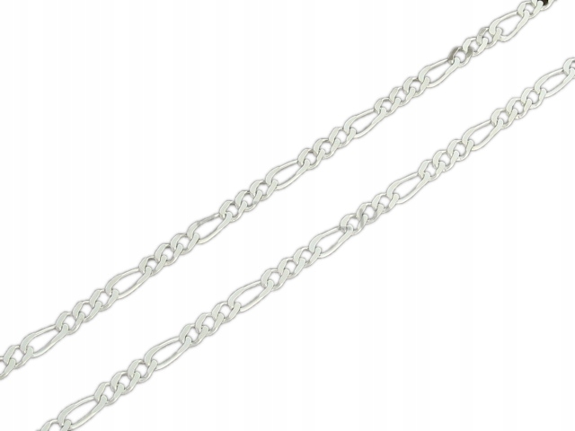 Pánske striebro 0,925 Figaro F100- 50 cm reťaz