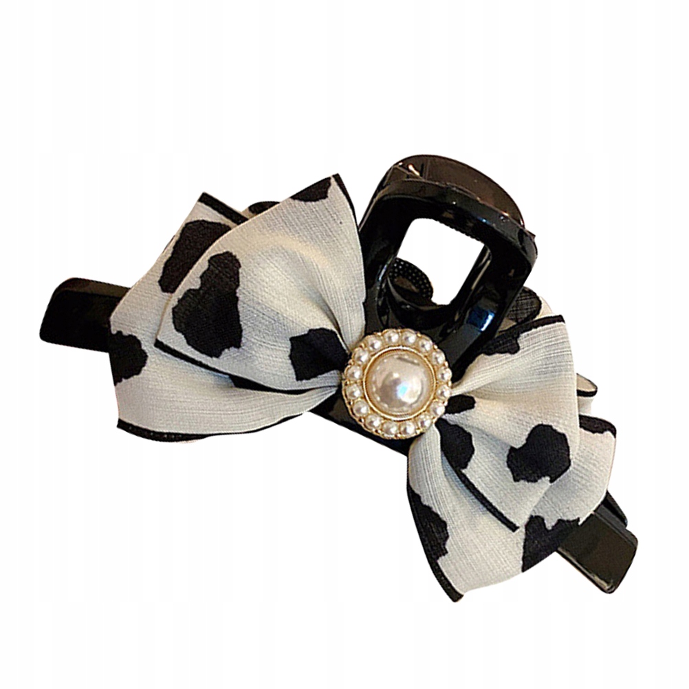 Módne vlasové kliky Clip Clip Cow Cow Pattern Claw pazúr