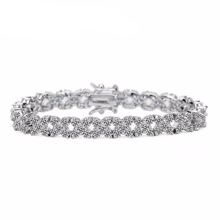 NÁRAMOK NASSARIUS S KVETMI SWAROVSKI ZIRCONIA