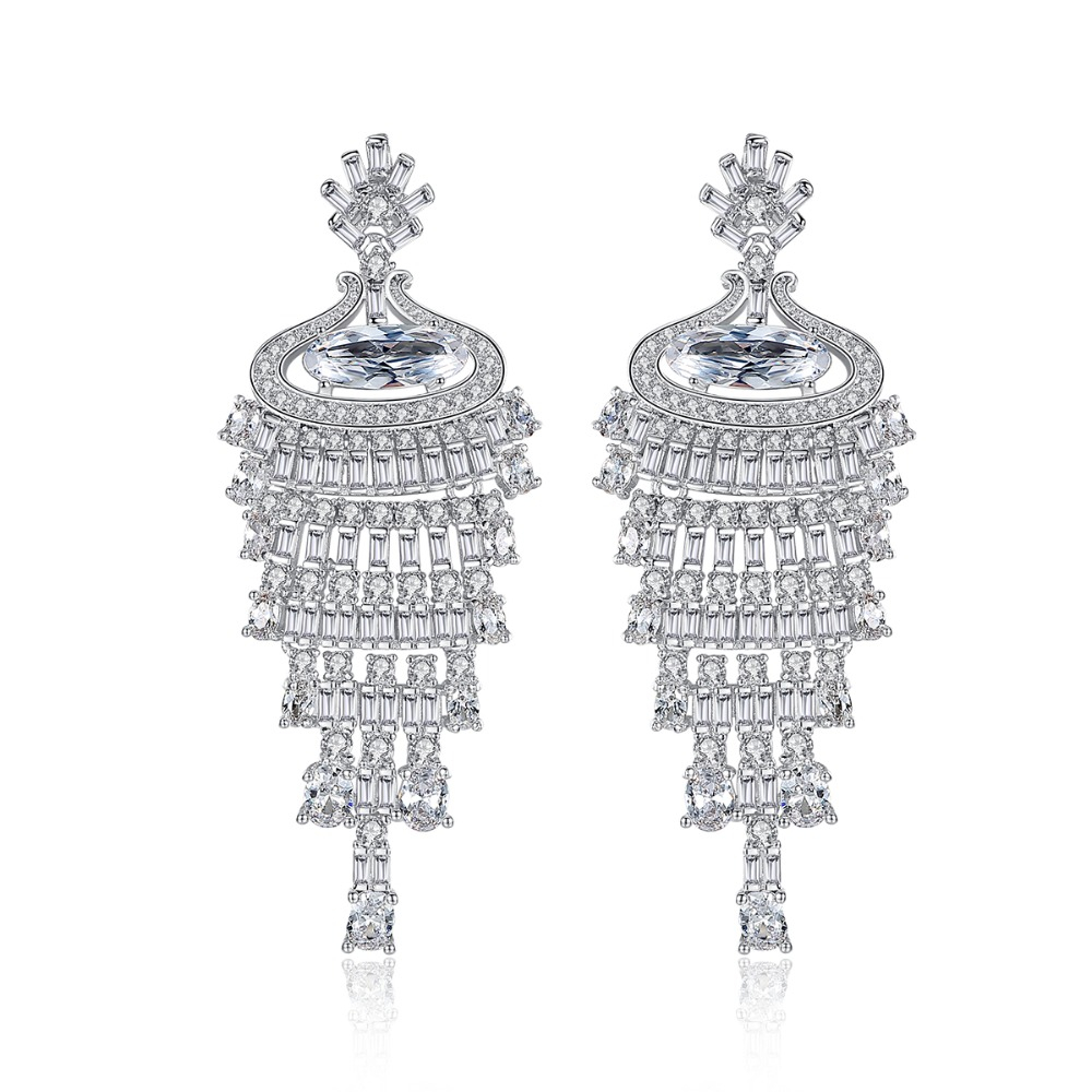 NASSARIUS CRYSTAL DIAMOND NÁUŠNICE SWAROVSKI SVADBA
