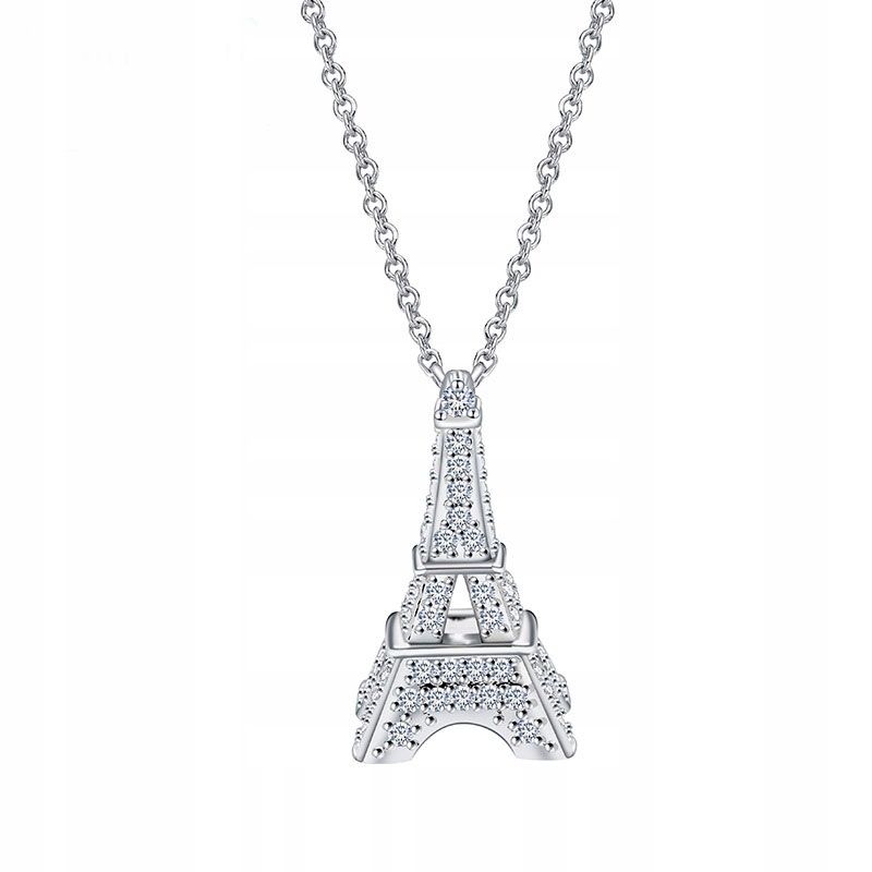 NÁHRDELNÍK NÁUŠNICE EIFFEL TOWER Swarovski CRYSTAL