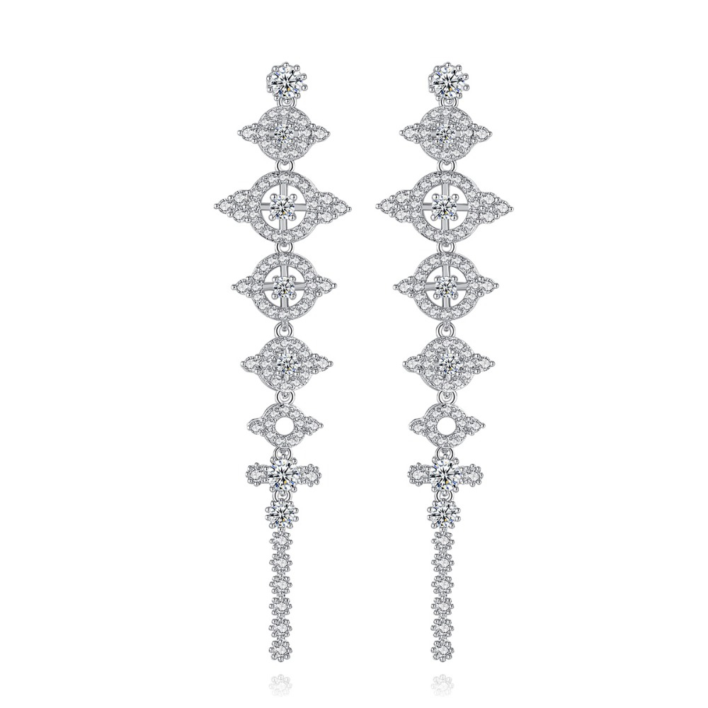 NASSARIUS SVADOBNÉ NÁUŠNICE SWAROVSKI GOLD CRYSTAL