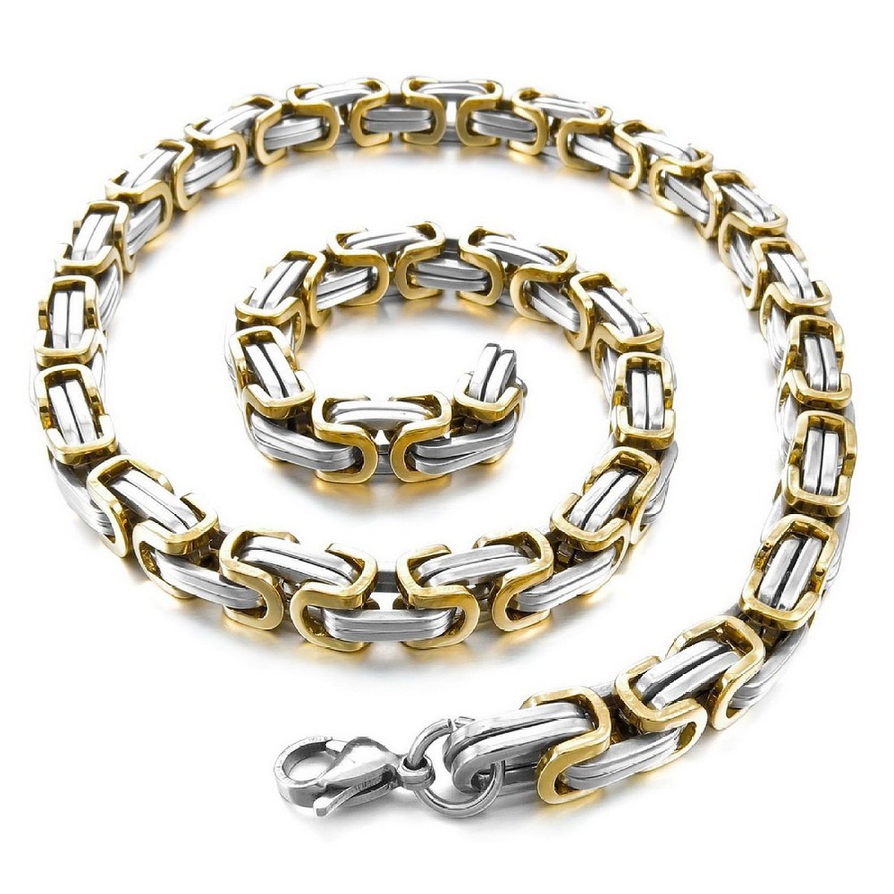 Náhrdelník 18K Royal Weave Steel 80 cm | 8 mm