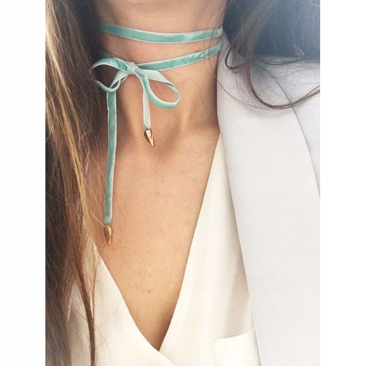 NÁHRDELNÍK ZASUVENÝ CHOKER - MINT N484M