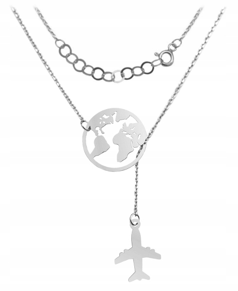 Náhrdelník Aircraft Map World Celebrity PR. 925