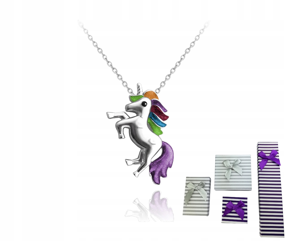SILVER UNICORN NÁHRDELNÍK DETI JMD0011SN38
