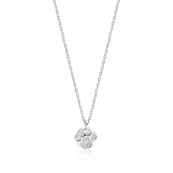 SILVER Rhodowan FOOT NECKLACE doggy cat DZ