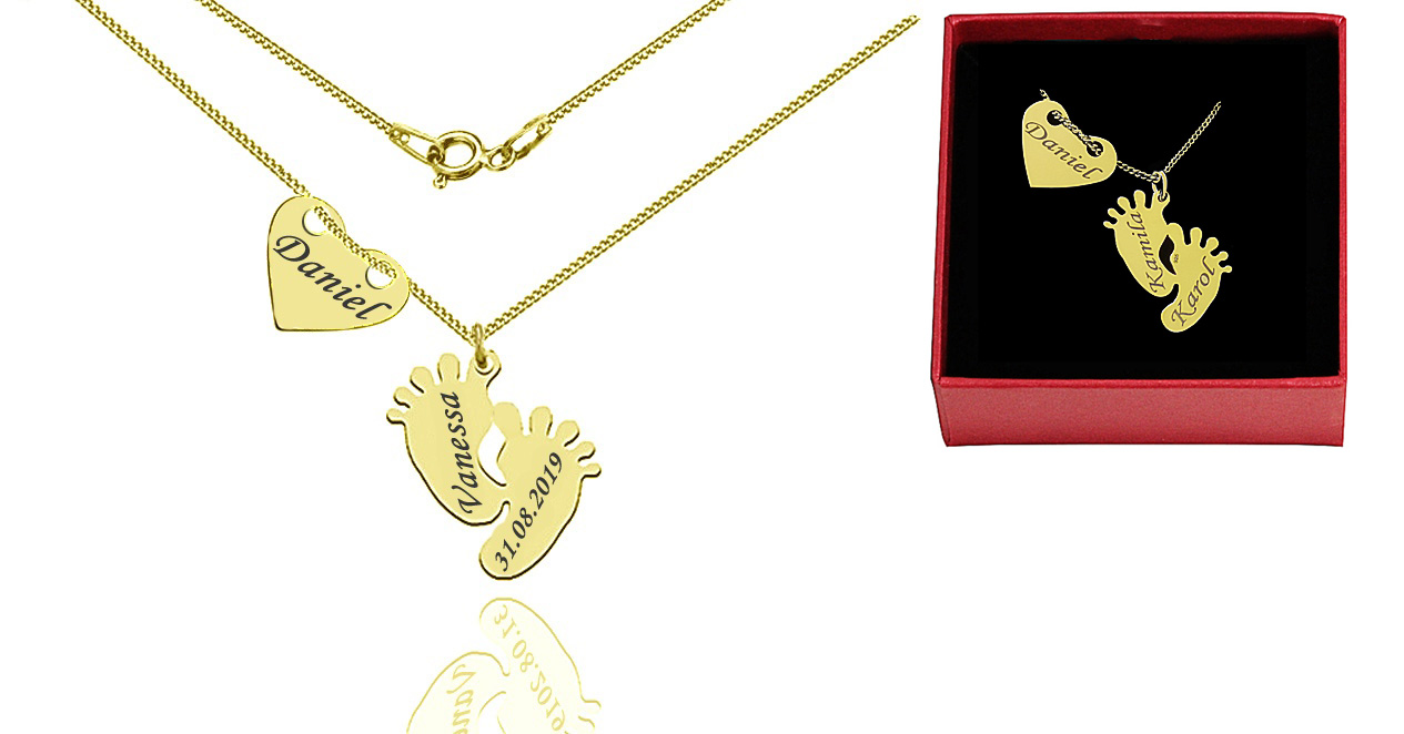 Nôh náhrdelník srdca nekonečno Swarovski 925 24K