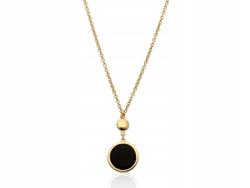 Zlatý náhrdelník s Onyx Gold 585