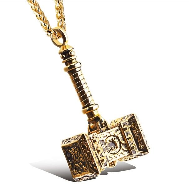 Jedinečný prívesok Thor Hammer s reťazou