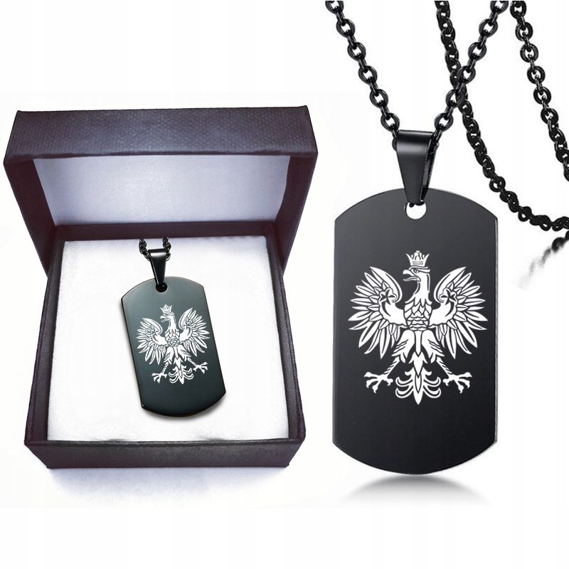Immortalista Eagle Emblem Polisk Patriot Gravírovanie