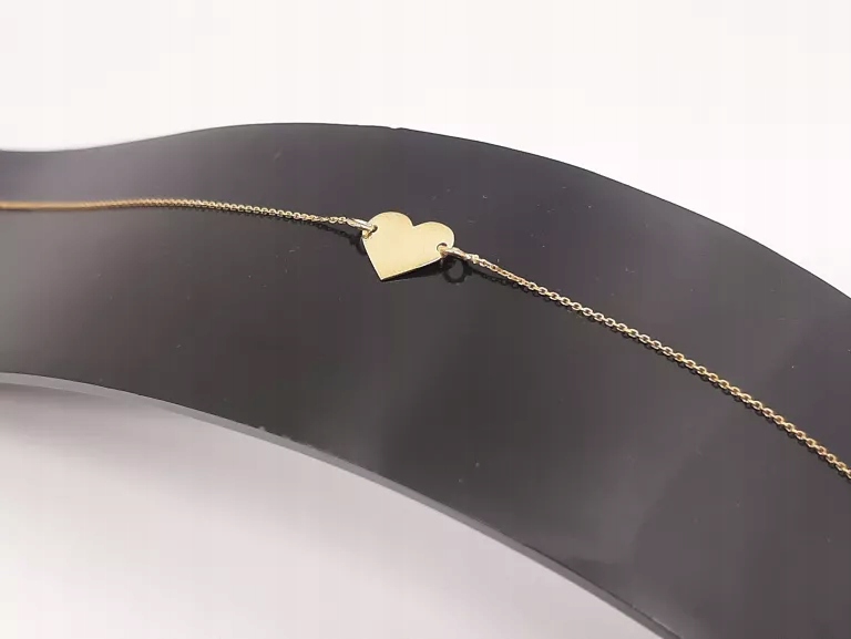 Nové srdce náramku 333 0,54g dĺžka 19cm