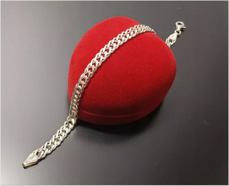 Nový, strieborný náramok 6,80 g 19 cm