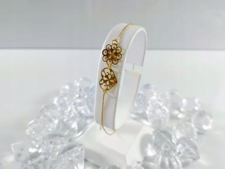 Nový náramok Golden Openwork 585 20 cm 0,81g