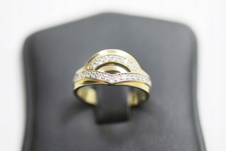 NOVÝ ZLATÝ KRÚŽOK ZIRCONIA 333 2,96G R16