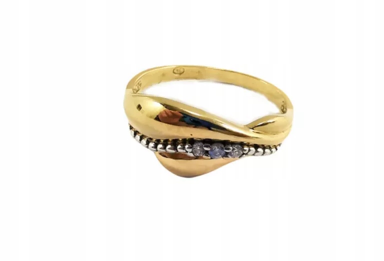 NOVÝ ZLATÝ KRÚŽOK ZIRCONIA P333 1,98G R17