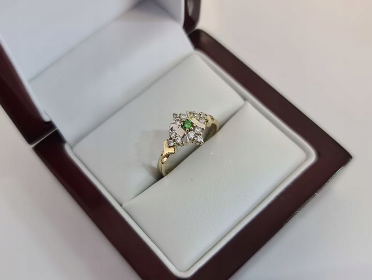 NOVÝ ZLATÝ KRÚŽOK ZIRCONIA P333 2,35G R14