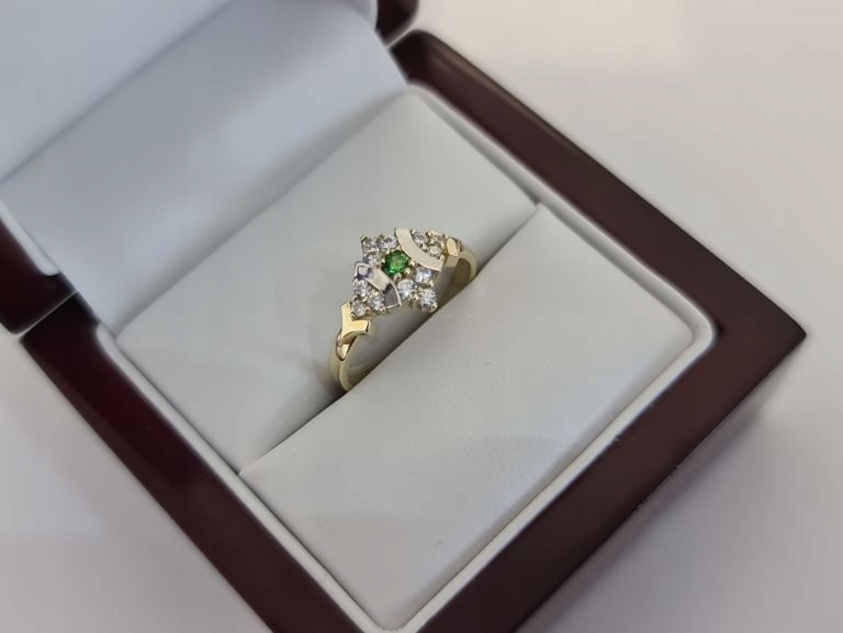 NOVÝ ZLATÝ KRÚŽOK ZIRCONIA P333 2.37G R16