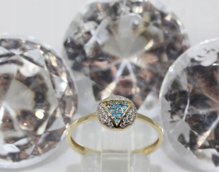 NOVÝ ZLATÝ KRÚŽOK PR333 8K 1,24G R18 ZIRCONIA