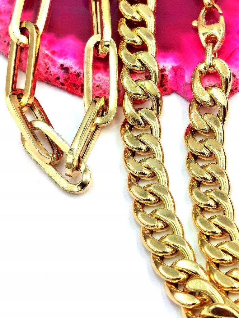 3D pádlo náhrdelník Two Links Gold 585