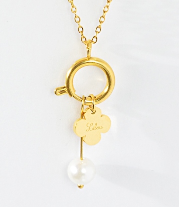 Náhrdelník Lilou s emóčnými chytač Clover Pearl