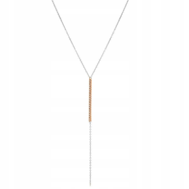 Meski náhrdelník SIF Jakobs C0154 CZ RG 30 cm