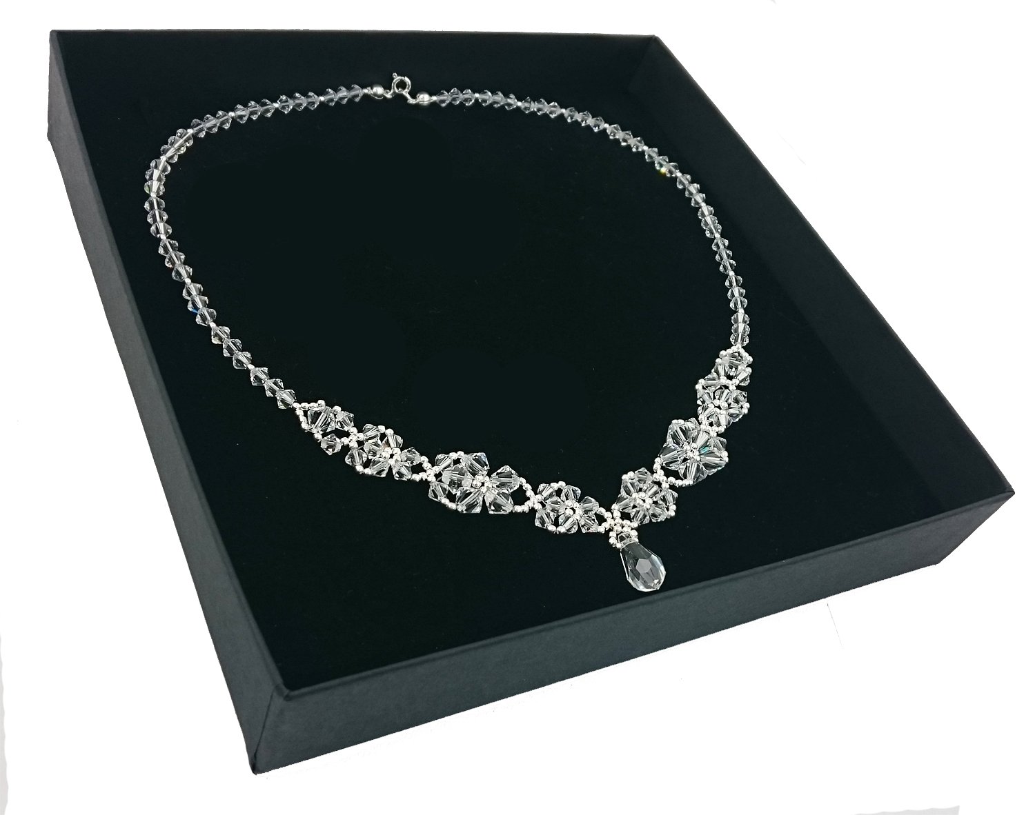 SWAROVSKI krištáľový SVADOBNÝ náhrdelník 1779