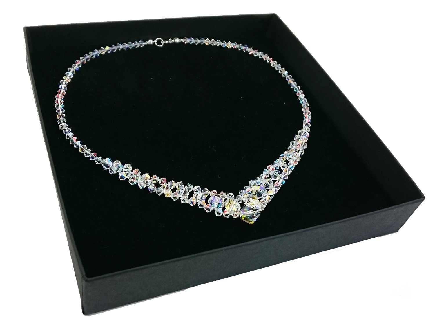 SVADOBNÝ náhrdelník SWAROVSKI AB svadba 581
