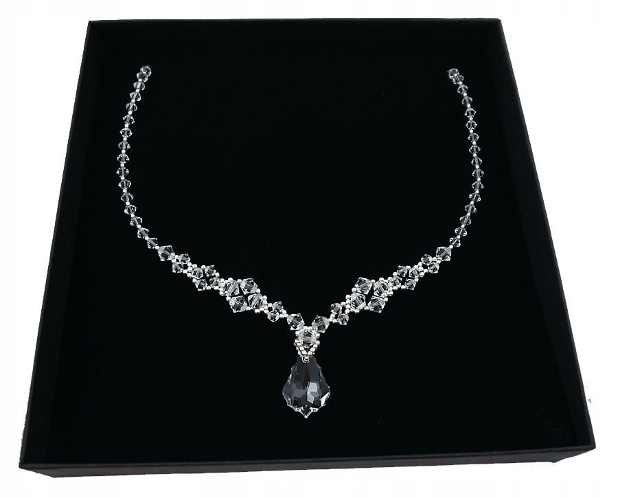 SVADOBNÝ náhrdelník s kryštálmi SWAROVSKI 411