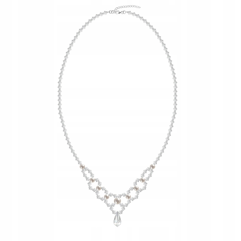 Perlový náhrdelník Swarovski s kryštálmi Swarovski