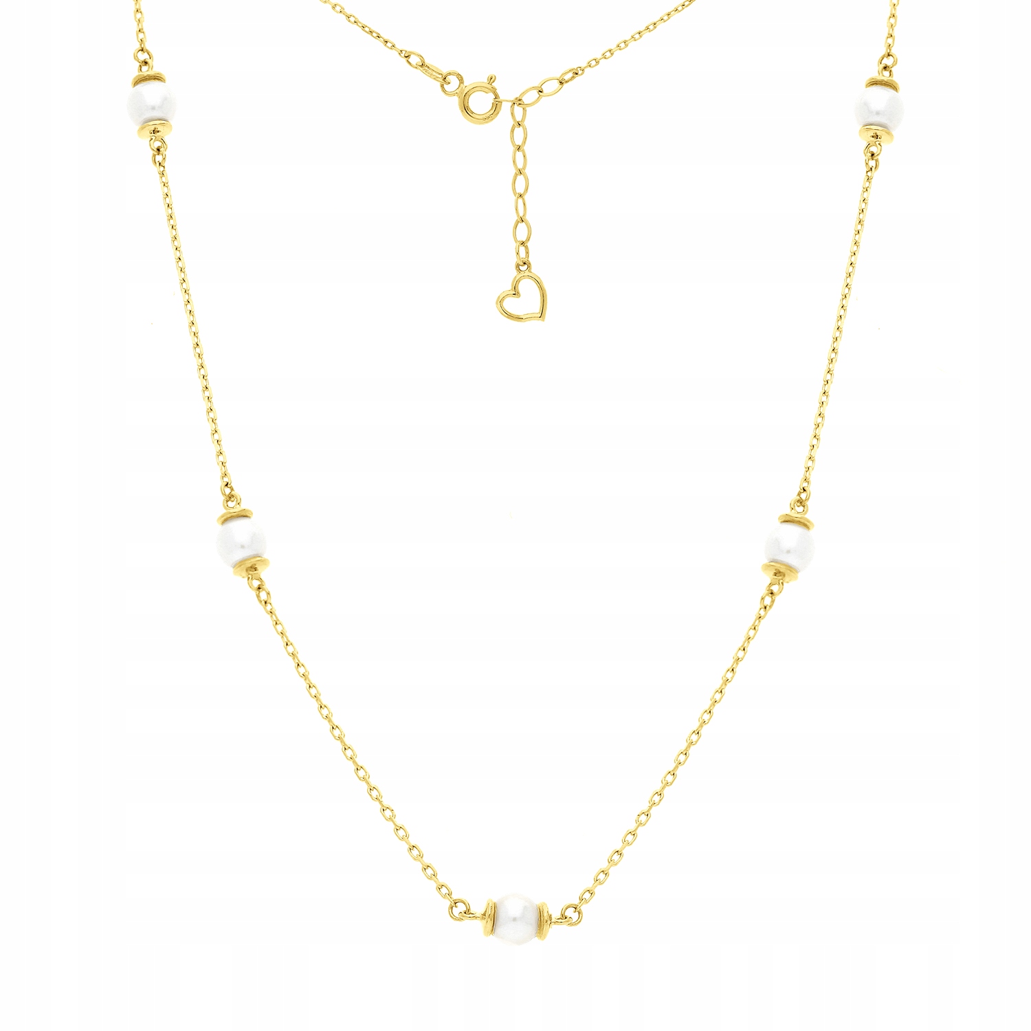 Golden Harf Mlkn -844 Dámsky náhrdelník - AU 585