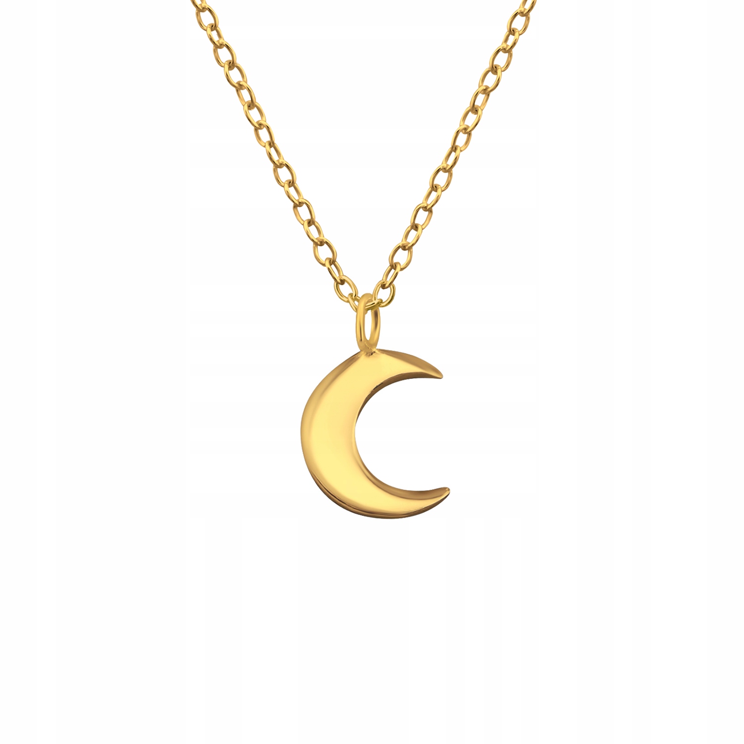 Savicki moon náhrdelník: pozlátené striebro