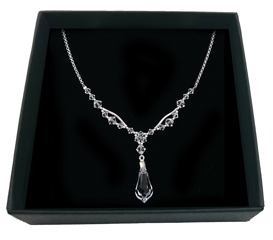 Svadobný náhrdelník s kryštálmi SWAROVSKI 493 ARTEO