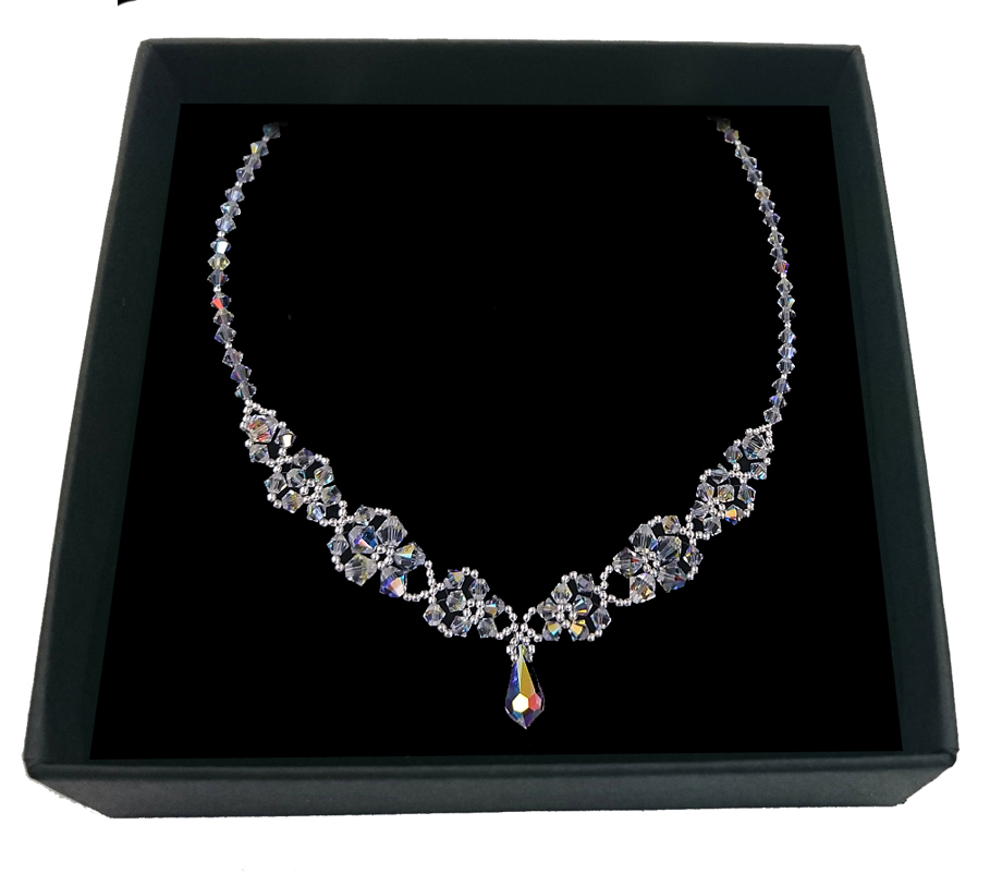Svadobný náhrdelník s kryštálmi SWAROVSKI 1937